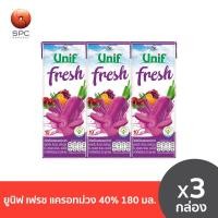 ราคา ยูนิฟ เฟรช แครอทม่วง 40 180 มล แพค 3 (8778589837)