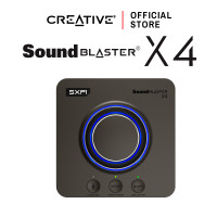 ราคา CREATIVE Sound Blaster X4 External USB Sound Card รองรับ 7 1 5 1 แท้ ควบคุมผ่าน App บนมือถือซาวด์การ์ด USB DAC Amp (10506867475)