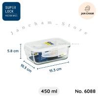 ราคา Superlock กล่องข้าว กล่องแก้ว กล่องใส่อาหาร กล่องถนอมอาหาร แบบแก้ว รุ่น Glass ทรงเหลี่ยมผืนผ้า ฝาล็อคสุญญากาศ ทนความร (18948863769)