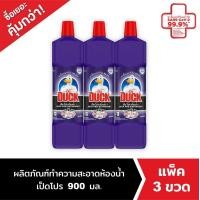 ราคา เป็ดโปร น้ำยาล้างห้องน้ำ 900 มล แพ็ค 3 Duck Pro Bathroom Cleaner 900ml Pack 3 (9439640953)