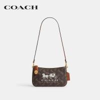 ราคา COACH กระเป๋าสะพายไหล่รุ่น Penn Shoulder Bag With Horse And Carriage Print สีน้ำตาล CM712 B4TXN (21197730471)