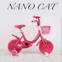 ราคา จักรยานเด็ก ขนาด 12 นิ้ว NANO CAT ลายแมวคิตตี้ ยางตัน เด็กอายุ 2 4 ปี (15893733347)