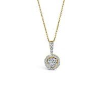ราคา จี้เพชร Floriss Halo Diamond Pendant เพชรน้ำ 99 E Color Diamond น้ำหนักเพชรรวม 0 17 กะรัต ไม่รวมสร้อย Jubilee Doamond (1934558440)