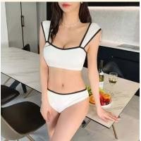 ราคา T2307 ชุดว่ายน้ำ ทูพีช บิกินี่ แต่งแถบ มี 3 สี ขาว ดำ ฟ้า (19333169985)