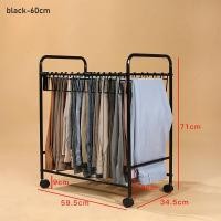 ราคา TD ราวเเขวนผ้า ราวตากผ้า สไตล์มินิมอล ราวเหล็กมีล้อ ชั้นเก็บกางเกง ราวตากผ้า แขวนกางเกง แขวนเสื้อผ้า ราวแขวนเสื้อผ้า ชั้นเคลื่อนย้ายได้ (20851662506)