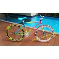 ราคา จักรยานฟิกเกียร์ 26 นิ้ว สีรุ้ง มีคันเดียว (396875657)