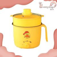 ราคา หม้อชาบู ลายเป็ด ขนาด1 8ลิตร ขนาดกะทัดรัด หม้อชาบูเคลือบเทปล่อน ผัดได้ ต้มได้ กระทะมินิ เตาไฟฟ้า Bunnyshop889 (21236290363)