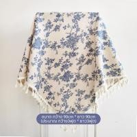 ราคา ผ้าปูโต๊ะ ผ้าคลุมโต๊ะ ผ้าปูโต๊ะอาหาร ลายดอกไม้ สไตล์วินเทจ สําหรับตกแต่งบ้านตกแต่งห้อง พร็อพถ่ายรูป (17497870205)