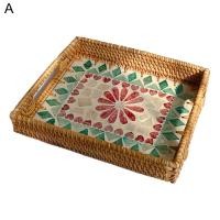 ราคา Greenbox ถาดหวายรูปผลไม้ถาดหวายสานด้วยมือทรงรีสำหรับใส่ของกินเล่นหวายทนทานสำหรับหอพัก (13005977310)