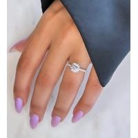 ราคา แหวนเพชรโมอิส 1 กะรัต แถมฟรีแหวนเรียง ขนาด 10 ตังค์ เงินแท้ 92 5 ชุบทองคำขาว (20303745525)