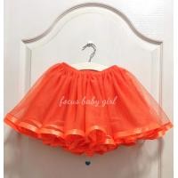 ราคา พร้อมส่ง กระโปรงสีส้ม กระโปรงtutu รุ่นชายริบบิ้นสีส้ม (17422994058)
