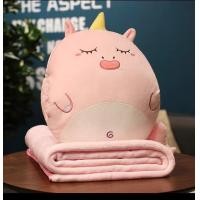 ราคา ของจับฉลาก หมอนผ้าห่ม หมอนตุ๊กตา หมอน ผ้าห่ม หมอนอิง ผ้าห่ม สัมผัสนิ่ม ขนาดกระทัดรัด พกพาสะดวก (21080983581)