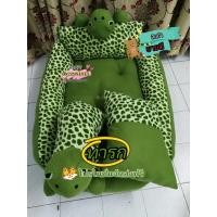 ราคา ที่นอนหัวตุ๊กตาลายเต่าเขียว (18222444670)