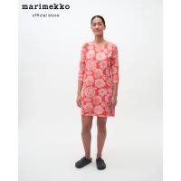 ราคา MARIMEKKO VARPU PIENI PIONI เดรสแขนยาว ลายดอกพีโอนี สีแดง (17804947706)
