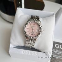 ราคา ของแท้100 นาฬิกาข้อมือ ผู้หญิง Guess ของแท้จากอเมริกา รหัส G75791M Womens Stainless Steel Crystal (18834839098)