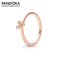 ราคา Pandora Heart 14k rose gold plated ring (12091526668)