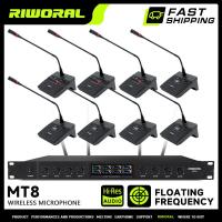 ราคา ไมค์ ลอย ไร้ สาย 8 Channel ไมค์ลอยไร้สาย การประชุม ไมค์ลอยไร้สาย UHF ชุดไมค์ไร้สาย Wireless Micมือถือ ไมโครโฟน or เดสก์ท็อป ไมโครโฟน For 100m 328ft (16217592854)