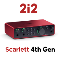 ราคา Focusrite Scarlett Gen 4 Gen 3 ออดิโออินเตอร์เฟส Focusrite ทุกรุ่น Solo 2i2 4i4 Studio (20402479255)