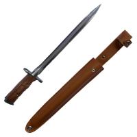 ราคา มีดขูดชาร์ป เหล็กขูดชาร์ปขนาด 15 7 นิ้ว 40 ซม ด้ามไม้พร้อมซองหนังร้อยเข็มขัดสำหรับเก็บ (4211764483)