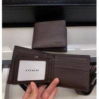 ราคา แท้ กระเป๋าสตางค์ Coach F74991 Compact ID Wallet In Sport Calf Leather (18132508080)