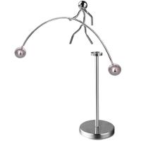 ราคา นิ้วมือของเล่นถ่วงน้ำหนักสมดุลแบบไดนามิก InstrumentNewtonS Cradle วัตถุหล่อเป็นรูปนักยกน้ำหนักโลหะหัตถกรรม Perpetual Art Swing Motion Kinetic (1510588030)