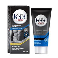 ราคา Veet Hair Removal Cream for Men Sensitive Skin 50g ครีมกำจัดขนบริเวณร่างกายสำหรับผู้ชายสูตรอ่อนโยนเพื่อผิวบอบบางแพ้ง่ายสินค้านำเข้าจากต่างประเทศ (12266445052)