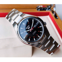 ราคา นาฬิกา Seiko Automatic รุ่น SNK617K1 นาฬิกาผู้ชาย สายแสตนเลส หน้าปัดดำ ของแท้ 100 รับประกันสินค้า 1ปีเต็ม (14546538266)