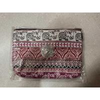 ราคา กระเป๋าใส่เงิน ใส่เหรียญผ้าทอ ติดเครื่องเงินช้าง มีซิปและซับใน (19235849649)