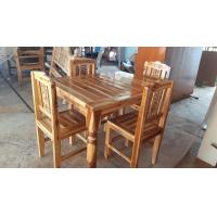 ราคา ชุดอาหารไม้สักทอง 4 ที่นั่งฉลุกวางสีธรรมชาติ ส่งฟรียกเว้นภาคใต้ (9449017352)