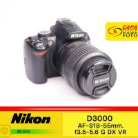 ราคา NikonD3000 AF S DX Nikkor 18 55mm F3 5 5 6G VR Shutter 19XXX pre owned YC (21398683063)