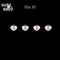 ราคา จี้ตัวอักษรภาษาอังกฤษรูปหัวใจขอบทอง (19473775669)