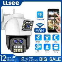 ราคา LLSEE yoosee 9MP 4K เลนส์คู่กล้องวงจรปิดไร้สายกล้องกลางแจ้ง wifi บ้านกล้องวงจรปิดโทรศัพท์เชื่อมต่อสองทางโทรมือถือติดตามสีสันกลางคืนกันน้ำ (20724173085)