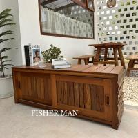 ราคา ตู้เก็บรองเท้า ตู้รองเท้าไม้สัก shoes cabinet (9627512747)