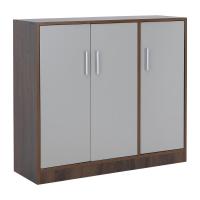 ราคา Furinbox ตู้รองเท้า 3 บานเปิด รุ่น MINIO ขนาด 90 ซม มี 2 สี (21158188556)