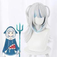 ราคา ญี่ปุ่น Amine Vtuber Hololive ENG Gawr Gura Shark Girl ชุดคอสเพลย์สาวผู้หญิงน่ารัก Blue Body Sharks กับหมวก (20648677085)