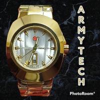 ราคา Army Tech ทรงราโด้ งานแท้ กันน้ำ 30 m นาฬิกาผู้ชาย นาฬิกาข้อมือระบบควอทซ์ STANLESS STEELแสดงวันที่ กันน้ำ100 New (13333487631)