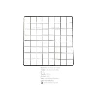 ราคา ตะแกรงเหล็ก 1x1ฟุต ขนาด 30x30ซม เหล็กลวดแบบหนาชุบโครเมี่ยม (5423226199)