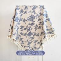 ราคา ผ้าปูโต๊ะ ลายดอกไม้ สไตล์วินเทจ สําหรับตกแต่งบ้านตกแต่งห้อง พร็อพถ่ายรูป (17497168510)