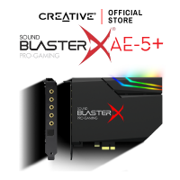 ราคา CREATIVE Sound Blaster AE 5 Plus Internal Sound Card รองรับ 5 1 พร้อมไฟ RGB ปรับแต่งได้ ซาวด์การ์ด PCI e (4526436134)