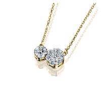 ราคา Jubilee Diamond จี้เพชร Soulmate Floating Pendant Necklace with Chain เพชรแท้ เพชรน้ำ 99 (20875062900)