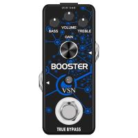 ราคา Guitar Booster Effect Pedal Analog Boost Effects Pedals for Electric Guitar Mini Boost Pedals True Bypass (20302756471)