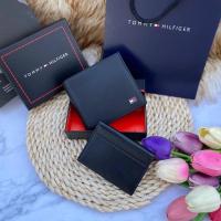 ราคา ร้อน ร้อน พร้อมส่ง กระเป๋าสตางค์ผู้ชาย TOMMY HILFIGER แท้ กระเป๋าสตางค์ใบสั้น (20141139807)