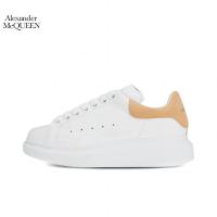 ราคา กล่องเดิม Alexander McQueen รองเท้าผ้าใบ รองเท้าผ้าใบ รองเท้าวิ่งผู้ชายและผู้หญิง สีเหลืองอ่อน (20110275152)