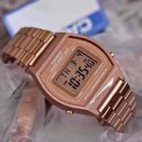 ราคา นาฬิกา Casio นาฬิกาข้อมือผู้ชาย ผู้หญิงมีหลายสีมาใหม่ สายสเเตนเลสปรับสายได้ รุ่น B640WC 5A เเถมฟรีกล่องพร้อมถุงกระดาษตั้งเวลาให้พร้อมใช้งาน (16066104739)