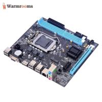 ราคา เมนบอร์ด H61 16GB Micro ATX เดสก์ท็อปเมนบอร์ดซ็อกเก็ต LGA1155 I3 I5 I7 CPU รองรับ2 X DDR3 4 X SATA 2 0 Realtek 10 100 Mbps LAN Onboard สำหรับสำนักงาน (19918856649)