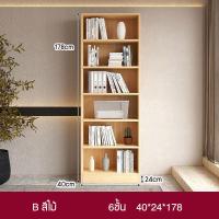 ราคา ชั้นวางของ ชั้นอเนกประสงค์ ชั้นวางของไม้ ชั้นวางหนังสือ ชั้นวาง ตู้โชว์ 5ชั้น ปิดทึบด้านหลัง มี5รุ่น3สี (12502242895)