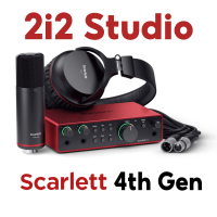 ราคา Focusrite Scarlett Gen 4 Gen 3 ออดิโออินเตอร์เฟส Focusrite ทุกรุ่น Solo 2i2 4i4 Studio (20402479258)