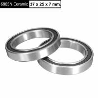 ราคา 2 ชิ้น ตลับลูกปืน Hybrid Ceramic Bearing เบอร์ 6805 6806 Si3N4 Ball Bearings สำหรับจักรยานชนิดกระโหลกกลวง (873624232)