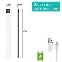 ราคา ไฟกลางคืนห้องนอนไฟเซ็นเซอร์ตรวจจับการเคลื่อนไหวแบบไร้สาย USB สำหรับตู้ครัวตู้เสื้อผ้าในห้องนอนไฟในร่ม (21170590730)