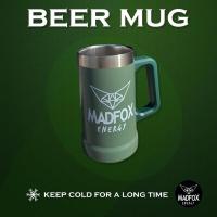 ราคา แก้วเบียร์ เก็บความเย็น MADFOX 650ml V1 5 (19280367168)